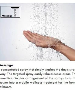 Hansgrohe Croma Multi 3 Spray Hand Shower 100 - 28536000 -Bathroom Supplies Sales 2024 Hansgrohe Massage 460 2