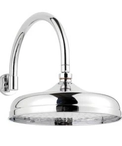 Hudson Reed 12" Apron Fixed Shower Head + Curved Wall Mounted Arm