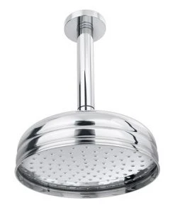 Hudson Reed 8" Apron Fixed Shower Head + Ceiling Mounted Arm