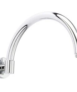 Hudson Reed Curved Wall Mounted Shower Arm - Chrome - ARM06