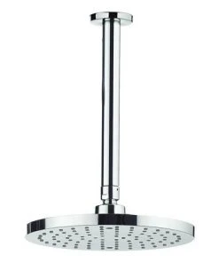 Crosswater - Fusion 200mm Round Fixed Head & Ceiling Mounted Arm - MBFUAF20