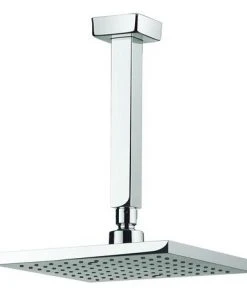 Crosswater - Planet 200mm Square Fixed Head & Ceiling Mounted Arm - MBPSAF20