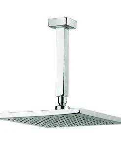 Crosswater - Planet 250mm Square Fixed Head & Ceiling Mounted Arm - MBPSAF25