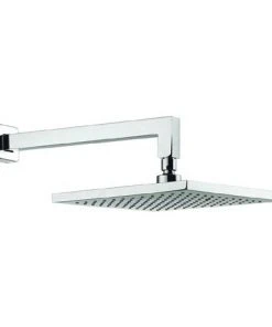 Crosswater - Planet 250mm Square Fixed Head & Wall Mounted Arm - MBPSWF25