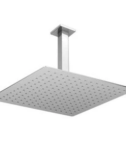 Milan Large 400mm Thin Square Shower Head + Ceiling Mounted Arm -Bathroom Supplies Sales 2024 MIL400CM n d1 460