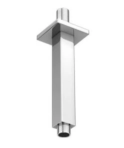 Milan Square 150mm Vertical Shower Arm - Chrome