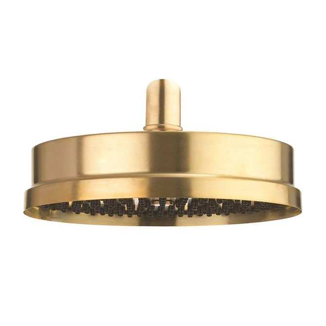 Crosswater MPRO Industrial 8" Easy Clean Shower Head - Unlacquered Brushed Brass - PRI08UB_EC 1 Crosswater MPRO Industrial 8" Easy Clean Shower Head - Unlacquered Brushed Brass - PRI08UB_EC