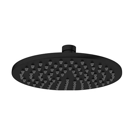 Crosswater MPRO 200mm Round Fixed Showerhead - Matt Black - PRO200M+ 1 Crosswater MPRO 200mm Round Fixed Showerhead - Matt Black - PRO200M+
