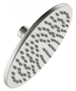 Crosswater - Mike Pro 200mm Round Fixed Showerhead - Brushed Stainless Steel - PRO200V+