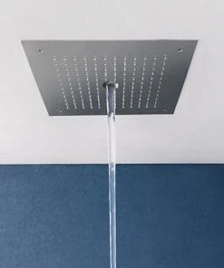 Crosswater MPRO Stream Fixed Ceiling Mounted Square Shower Head - Chrome - PRO380C