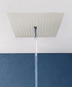 Crosswater MPRO Stream Fixed Ceiling Mounted Square Shower Head - Matt White - PRO380W