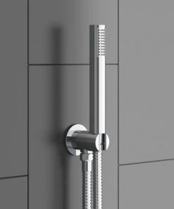 Cruze Round Outlet Elbow with Parking Bracket, Flex & Handset