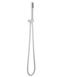 Asquiths Round Handset With Outlet Elbow With Parking Bracket & Flex - SHZ5135