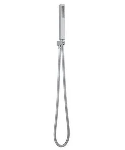 Asquiths Square Handset With Outlet Elbow With Parking Bracket & Flex - SHZ5153