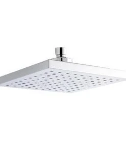Minimalist 200 x 200mm Square Fixed Shower Head - Chrome - STY013