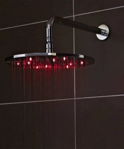 Nuie - 200mm Square LED Fixed Shower Head - STY070 -Bathroom Supplies Sales 2024 STY069 D3 460 2