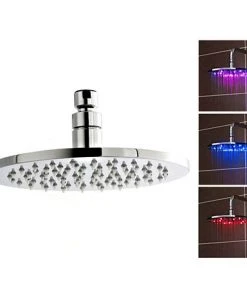 Nuie - 200mm Round LED Fixed Shower Head - STY069