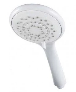 Triton 8000 Series Five Spray Pattern Shower Head - White - TSHE8RCWHT