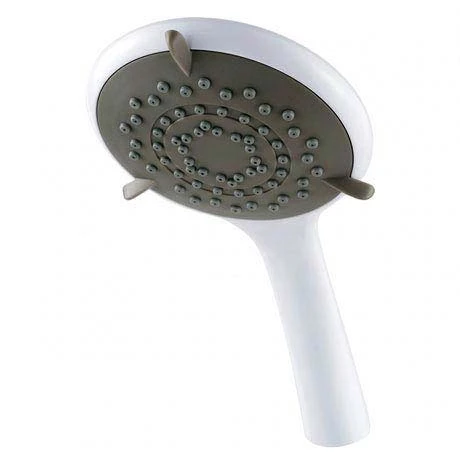 Triton 8000 Series Care Five Spray Pattern Shower Head - White - TSHECAREWHT 1 Triton 8000 Series Care Five Spray Pattern Shower Head - White - TSHECAREWHT