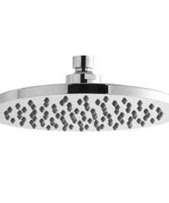 Nuie 200mm Round Fixed Shower Head - Chrome - HEAD49