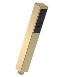 Venice Cubo Minimalist Square Handset - Brushed Brass